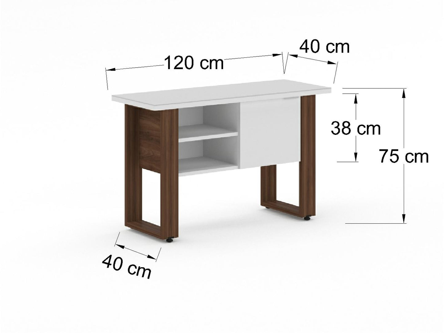 Credenza Ejecutiva Bohom-Atria con Puertas y Estantes