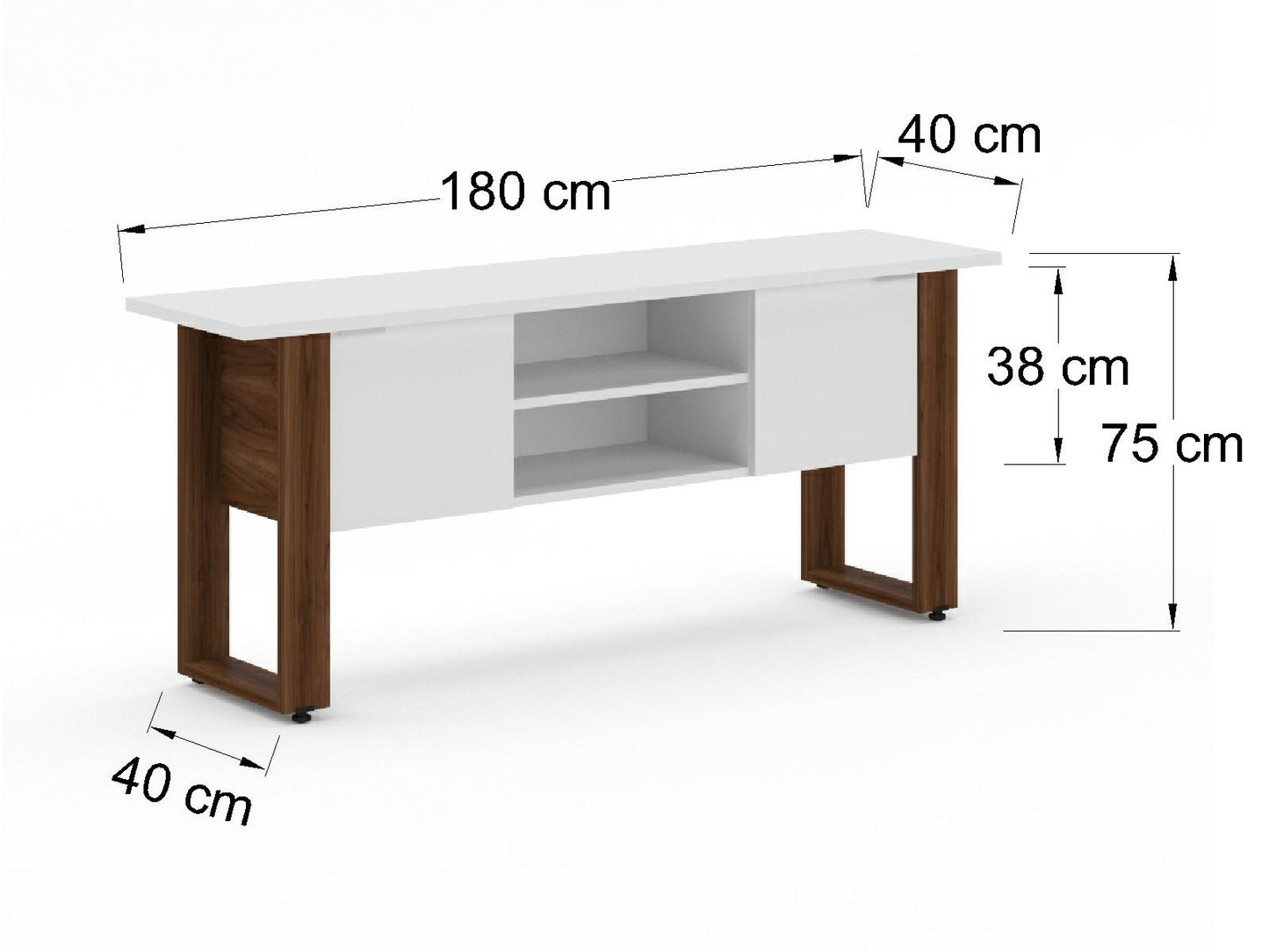 Credenza Ejecutiva Bohom con Puertas y Estantes