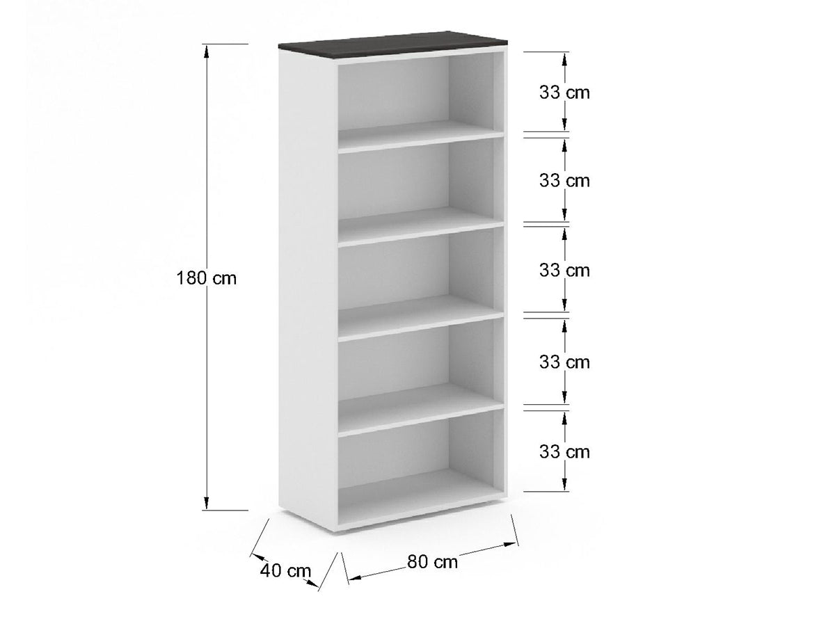 Librero Metálico Sin Puertas L4MS4