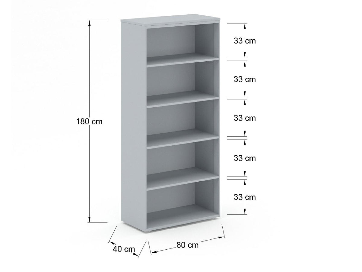 Librero Metálico Sin Puertas L4MS4