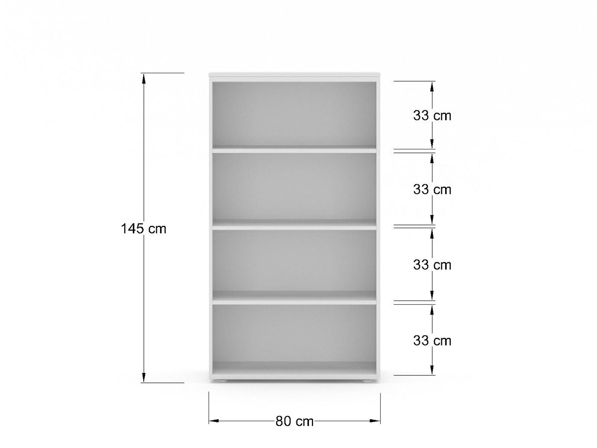 Librero Metálico Sin Puertas L3MS4