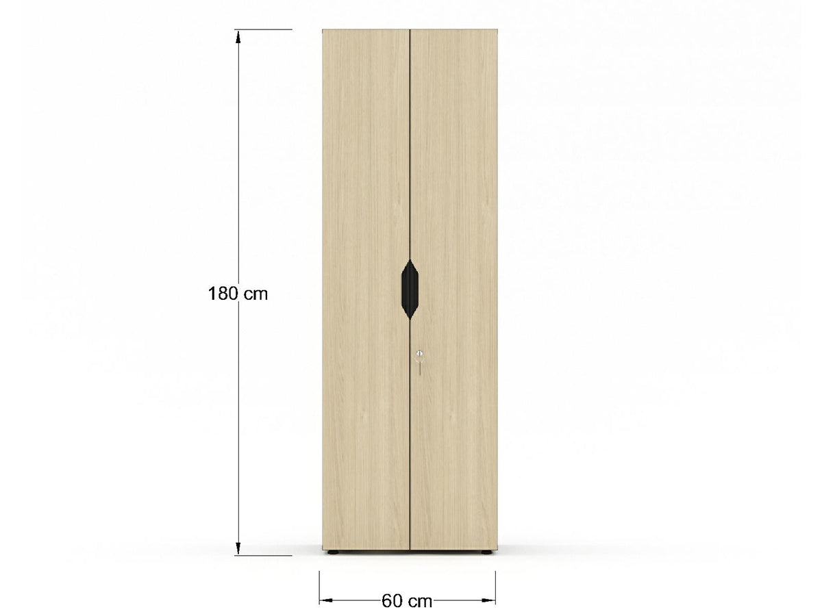 Librero Económico de MDF Con Puertas LPMF18