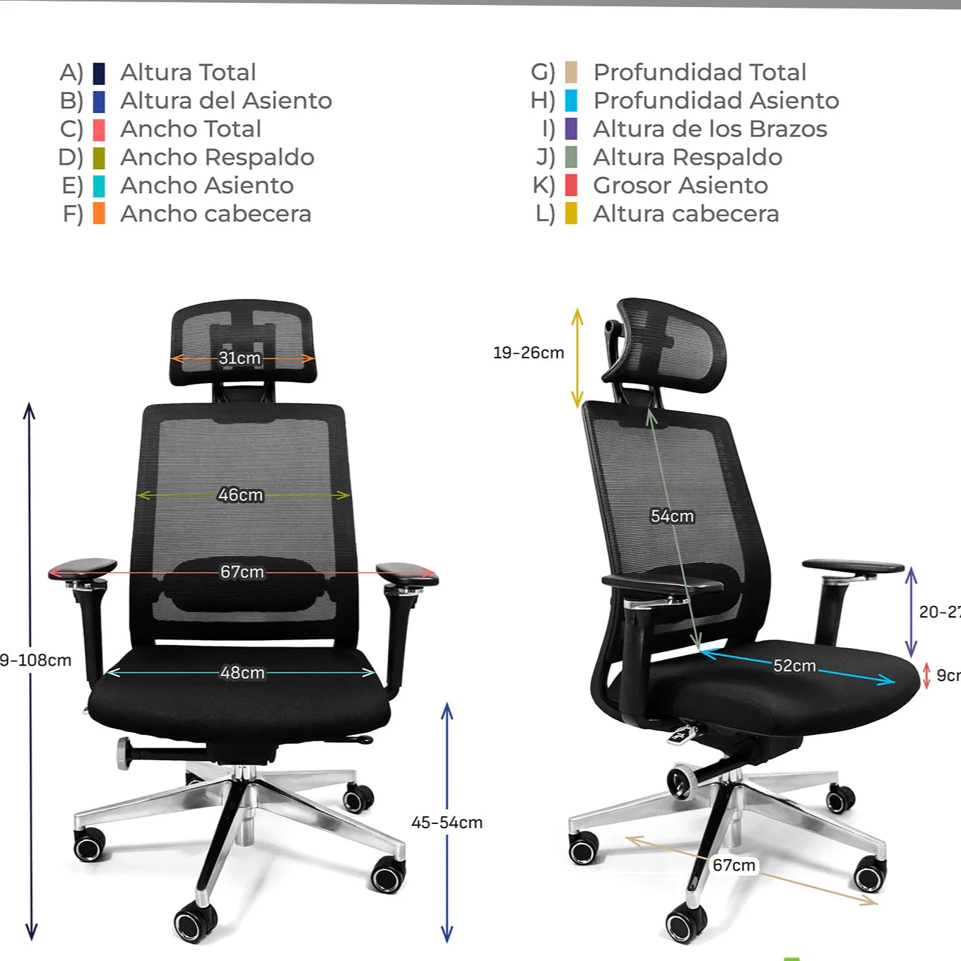 Silla Ejecutiva Premium Oslo Ne