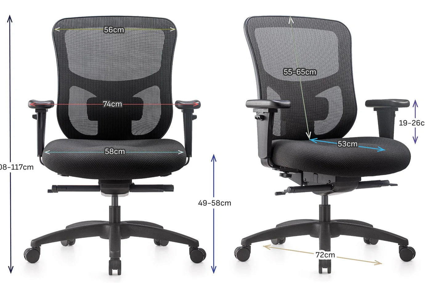Silla Ejecutiva Heavy Duty