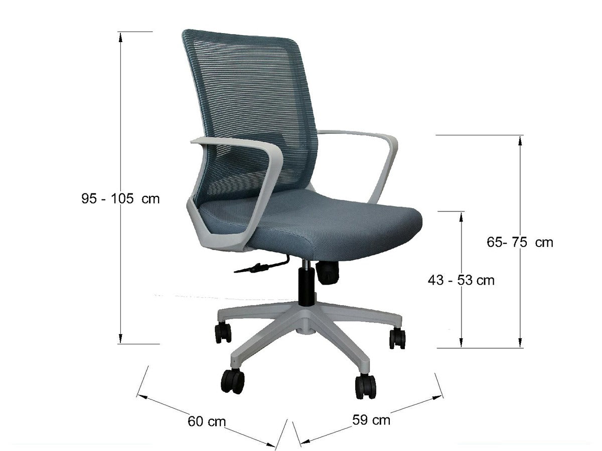 Silla Ejecutiva Moldavia Gris