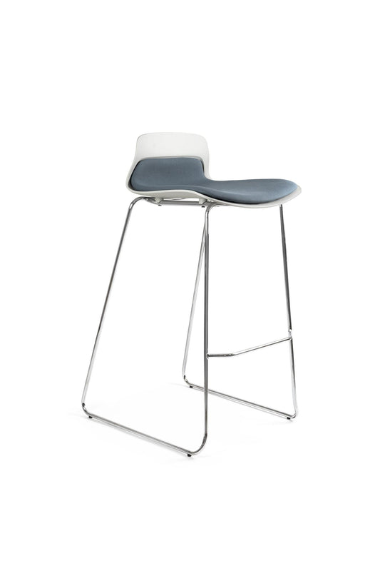 Silla Tipo Taburete Kolbe Asiento Tapizado