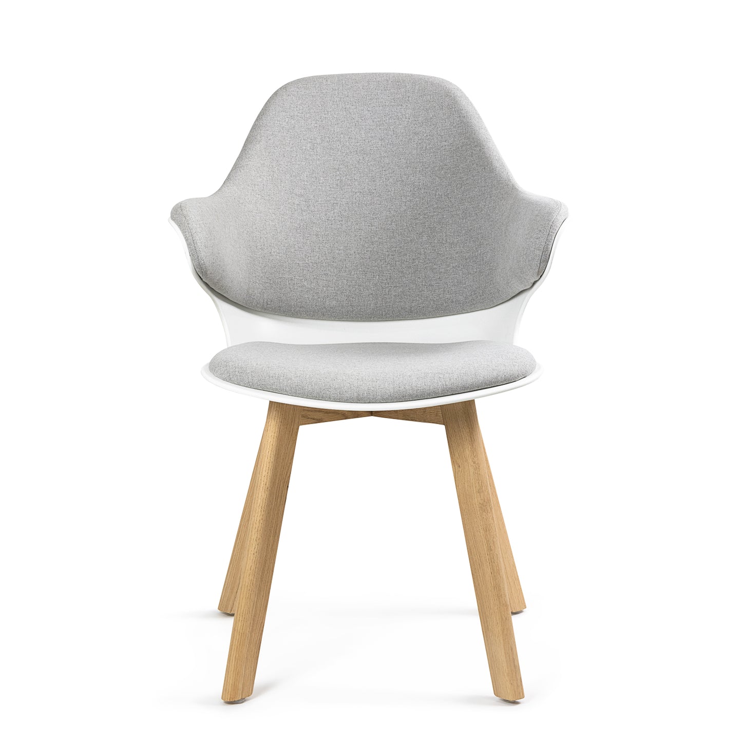 Silla de Visita Map Base de Madera