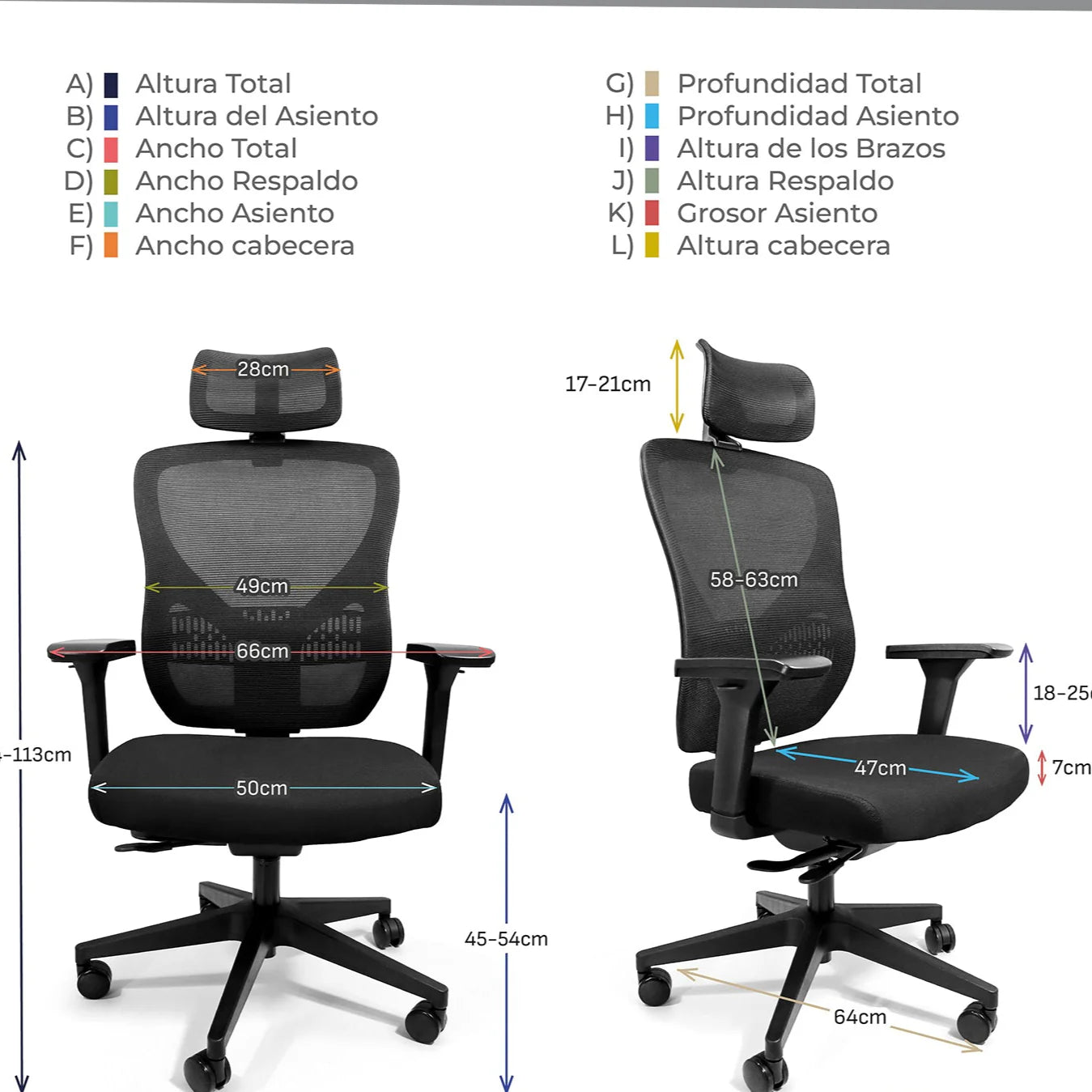 Silla Ejecutiva Premium Vela