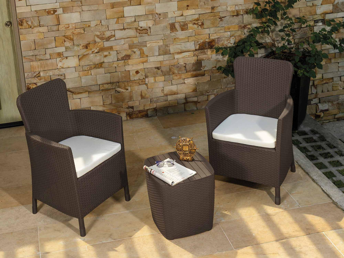 Set Terra para Exterior – Muebles de Terraza o Restaurante en Ratán Sintético