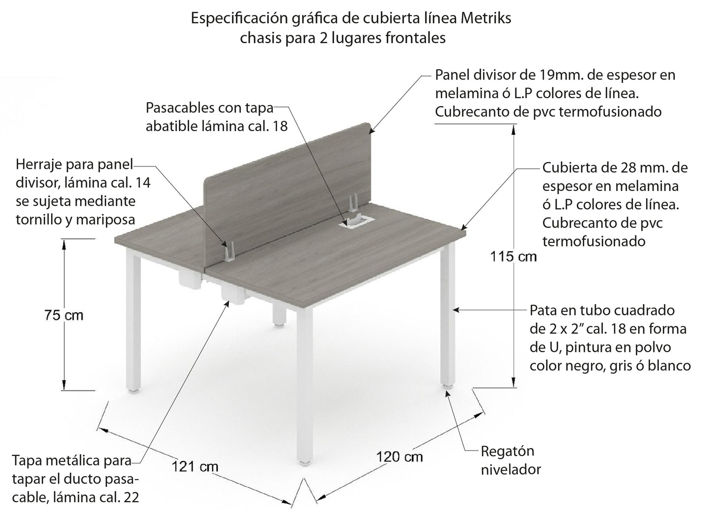 Módulo para 2 personas MUS